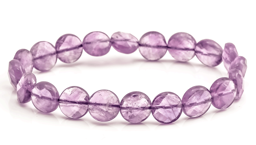 Zeige Details für Amethyst fac. Disc  10mm Armband Bild von Amethyst fac. Disc  10mm Armband