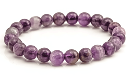 Zeige Details für Amethyst Quarz Kugeln  8mm Armband Bild von Amethyst Quarz Kugeln  8mm Armband