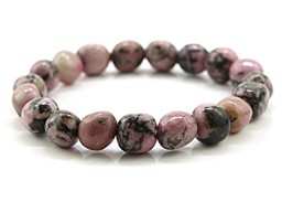 Zeige Details für Rhodonit Nuggets 8-10mm Armband Bild von Rhodonit Nuggets 8-10mm Armband
