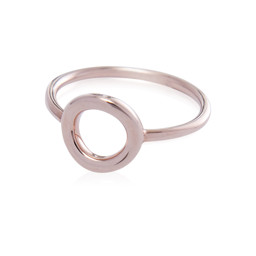 Immagine di "Circle 10mm" Ring, 1 micron, Silber rosévergoldet 