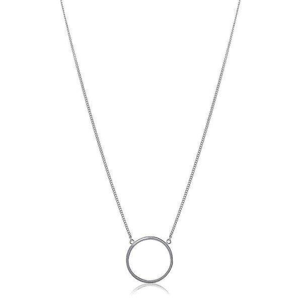Image de "Circle 20x2mm" Halskette 40+3cm, Silber