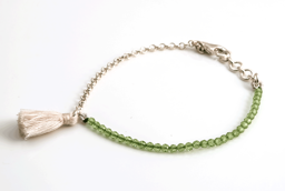 Vedere dettagli per "Nappina". Peridoto. Bracciale. Argento 925  Immagine di "Nappina". Peridoto. Bracciale. Argento 925