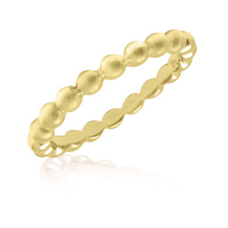 Zeige Details für "Multi-Ball 3mm" Ring, Silber vergoldet Bild von "Multi-Ball 3mm" Ring, Silber vergoldet