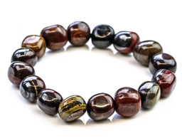 Zeige Details für Tigereisen Nuggets 8-12mm Armband Bild von Tigereisen Nuggets 8-12mm Armband