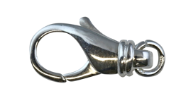 Image de Verschluss Karabiner 20mm mit Ring, Silber 925 