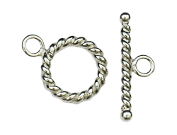 Vedere dettagli per Chiusura a ginocchiera annodata 10 mm. Argento 925 (set di 5) Immagine di Chiusura a ginocchiera annodata 10 mm. Argento 925 (set di 5)