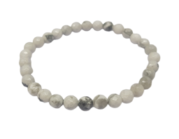Zeige Details für Magnesit facettierte Kugeln 6mm Armband Bild von Magnesit facettierte Kugeln 6mm Armband