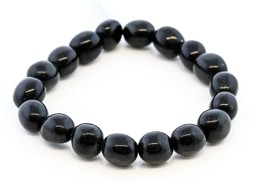 Zeige Details für Silber Obsidian Nuggets 8-12mm Armband Bild von Silber Obsidian Nuggets 8-12mm Armband