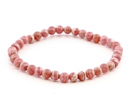 Zeige Details für Rhodochrosit Kugeln  5mm Armband Extra Bild von Rhodochrosit Kugeln  5mm Armband Extra