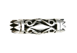 Immagine di Extra "Tube" 26 x 7mm Anhänger, Silber 