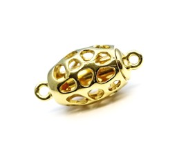 Zeige Details für Magnetverschluss Bali 9.2x20mm  Silber vergoldet Bild von Magnetverschluss Bali 9.2x20mm  Silber vergoldet