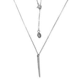 Zeige Details für Spitze gehämmert 30x3mm Halskette 41+3cm, Silber 925 Bild von Spitze gehämmert 30x3mm Halskette 41+3cm, Silber 925