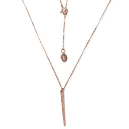 Zeige Details für Spitze gehämmert 30x3mm Halskette 41+3cm, Silber rosévergoldet Bild von Spitze gehämmert 30x3mm Halskette 41+3cm, Silber rosévergoldet