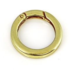 Vedere dettagli per Accorciatore per collana rotondo 20x3,5 mm argento placcato oro Immagine di Accorciatore per collana rotondo 20x3,5 mm argento placcato oro
