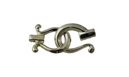 Vedere dettagli per Chiusura ad arpa 15 mm "Single", argento 925 Immagine di Chiusura ad arpa 15 mm "Single", argento 925