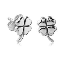 Vedere dettagli per "Quadrifoglio". Orecchini. Argento 925 Immagine di "Quadrifoglio". Orecchini. Argento 925