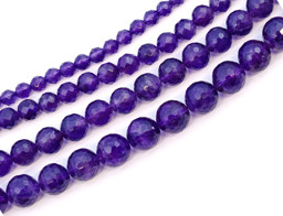Zeige Details für Amethyst fac. Kugeln 12mm Strang Bild von Amethyst fac. Kugeln 12mm Strang