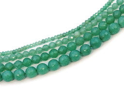 Zeige Details für Aventurin fac. Kugeln Strang Bild von Aventurin fac. Kugeln Strang