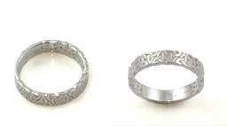 Zeige Details für Trigurtas Fingerring, Silber 925, Helles Silber Bild von Trigurtas Fingerring, Silber 925, Helles Silber