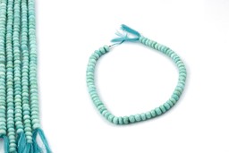 Zeige Details für Andenopal (blau) fac. Button  8-9mm Strang Bild von Andenopal (blau) fac. Button  8-9mm Strang