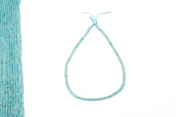 Zeige Details für Apatit fac. Button  3mm Strang (Diamond-Cut, Petrol) Bild von Apatit fac. Button  3mm Strang (Diamond-Cut, Petrol)