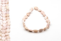 Zeige Details für Andenopal (rosa) Oval (flach) 15x20mm Strang Bild von Andenopal (rosa) Oval (flach) 15x20mm Strang