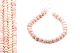 Zeige Details für Andenopal (rosa) Kugel 14mm "A" Strang Bild von Andenopal (rosa) Kugel 14mm "A" Strang