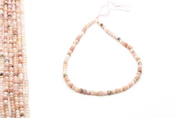 Zeige Details für Andenopal (rosa) Kugel  5mm Strang Bild von Andenopal (rosa) Kugel  5mm Strang