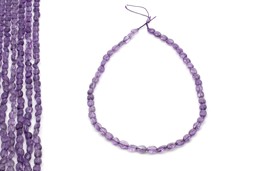 Zeige Details für Amethyst fac. Oval 8x6mm Strang Bild von Amethyst fac. Oval 8x6mm Strang