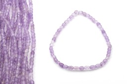 Zeige Details für Amethyst fac. Oval 8x6mm Strang (Lavendel) Bild von Amethyst fac. Oval 8x6mm Strang (Lavendel)