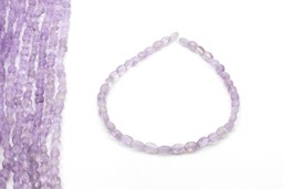 Zeige Details für Amethyst fac. Oval 7-8x10-12mm Strang (Lavendel) Bild von Amethyst fac. Oval 7-8x10-12mm Strang (Lavendel)
