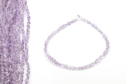 Zeige Details für Amethyst fac. Disc  6mm Strang Bild von Amethyst fac. Disc  6mm Strang