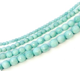 Vedere dettagli per Amazzonite sfaccettata. Perline tonde 8 mm Immagine di Amazzonite sfaccettata. Perline tonde 8 mm