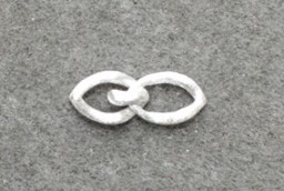 Vedere dettagli per Chiusura oliva 10x16mm argento 925 satinato Immagine di Chiusura oliva 10x16mm argento 925 satinato