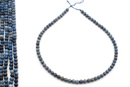 Zeige Details für Dumortierit fac. Kugeln  6mm Strang Bild von Dumortierit fac. Kugeln  6mm Strang