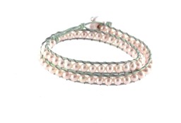 Vedere dettagli per Perline "Bracciale Wrap", 2 file, verde Immagine di Perline "Bracciale Wrap", 2 file, verde