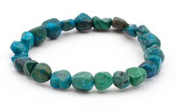 Zeige Details für Chrysokoll Nuggets  5-9mm Armband Bild von Chrysokoll Nuggets  5-9mm Armband