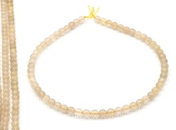 Vedere dettagli per Perline di quarzo rutilato 7-8 mm a filo extra Immagine di Perline di quarzo rutilato 7-8 mm a filo extra