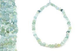 Zeige Details für Aquamarin Nuggets 12-14mm Strang Bild von Aquamarin Nuggets 12-14mm Strang