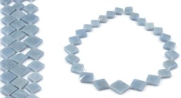 Zeige Details für Angelit Würfel flach Strang Bild von Angelit Würfel flach Strang