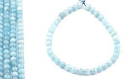 Zeige Details für Aquamarin Kugeln 10mm Strang Extra Bild von Aquamarin Kugeln 10mm Strang Extra
