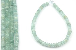 Zeige Details für Aquamarin Button 9-12mm Strang Bild von Aquamarin Button 9-12mm Strang