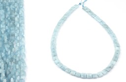 Zeige Details für Aquamarin Quadrat 8mm Extra Strang Bild von Aquamarin Quadrat 8mm Extra Strang