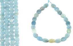 Zeige Details für Aquamarin Oval 13x18mm Strang Bild von Aquamarin Oval 13x18mm Strang