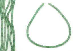 Zeige Details für Aventurin fac. Button  4mm Strang Bild von Aventurin fac. Button  4mm Strang