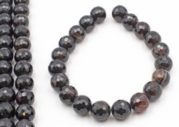 Zeige Details für Achat (gef.) fac. Kugel 20mm Strang (schwarz) Bild von Achat (gef.) fac. Kugel 20mm Strang (schwarz)