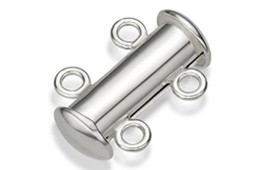 Zeige Details für Magnetverschluss "Stab" 2-reihig Silber 925, 19mm Bild von Magnetverschluss "Stab" 2-reihig Silber 925, 19mm