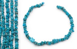 Zeige Details für Türkis natur Chips 8-11mm Extra Strang (Tibet)  Bild von Türkis natur Chips 8-11mm Extra Strang (Tibet)