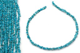 Zeige Details für Türkis natur Splitter 5-7mm 41cm Extra Strang Bild von Türkis natur Splitter 5-7mm 41cm Extra Strang