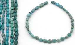 Zeige Details für Türkis natur Nuggets 10x15mm Extra Strang (Tibet) Bild von Türkis natur Nuggets 10x15mm Extra Strang (Tibet)